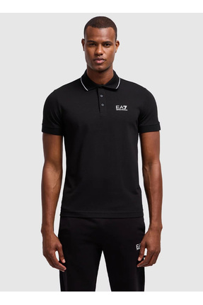 EA7 Lacivert Erkek Polo T-Shirt TRAIN CORE ID POLO