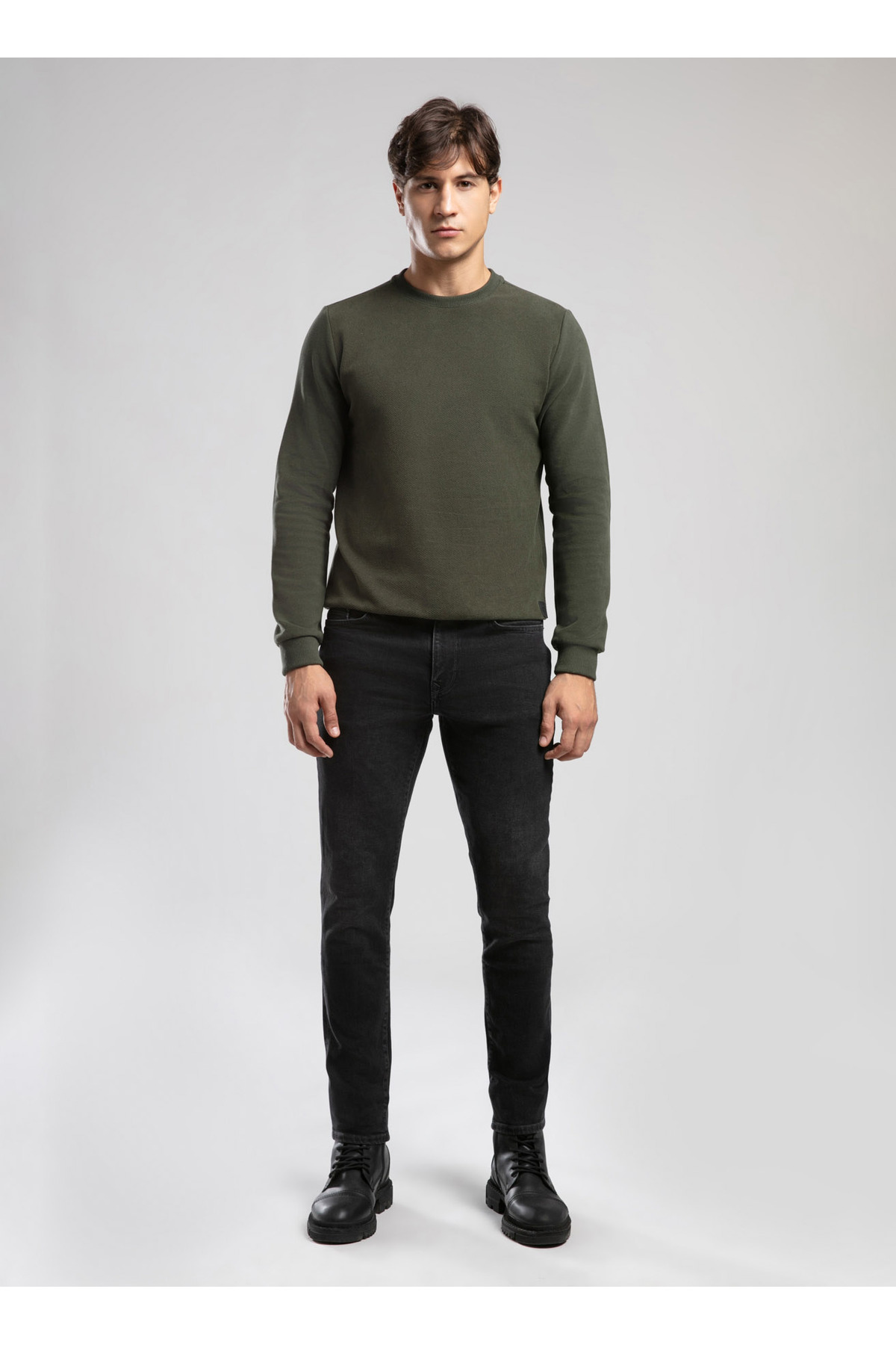 Lee Cooper Normal Bel Slim Fit Siyah Erkek Denim Pantolon 261 LCM