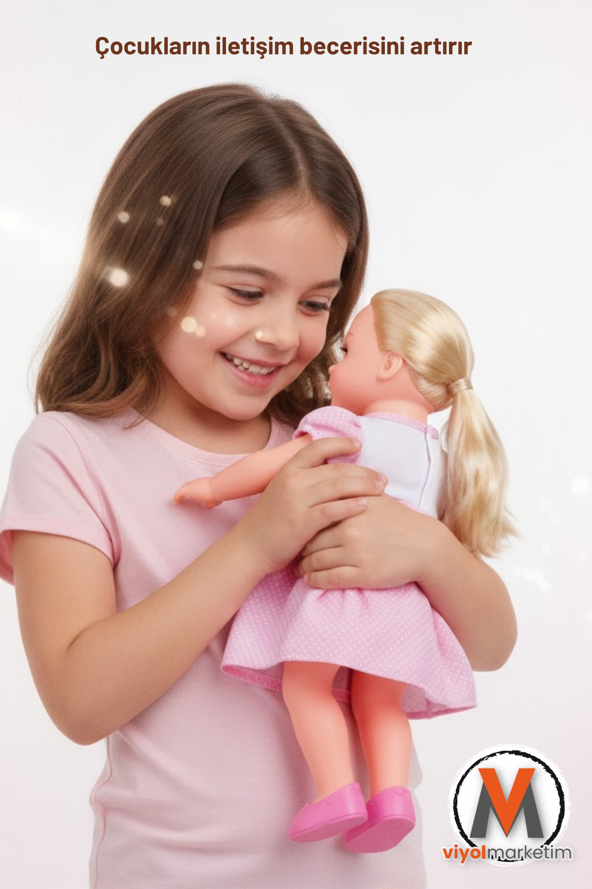 viyolmarketim Sare Model Et Bebek 40 cm – Türkçe Konuşan Sesli Oyuncak Kız Bebek (Kutulu) fotoğrafı 6 (önizleme)