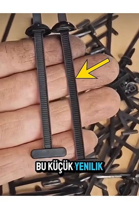 Detay Çok amaçlı tamir klipsi-Dayanıklı plastik kablo bağı(100 adet)