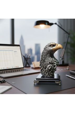 cs Kartal Başı Biblo Heykeli - Gücün ve Liderliğin Sembolü