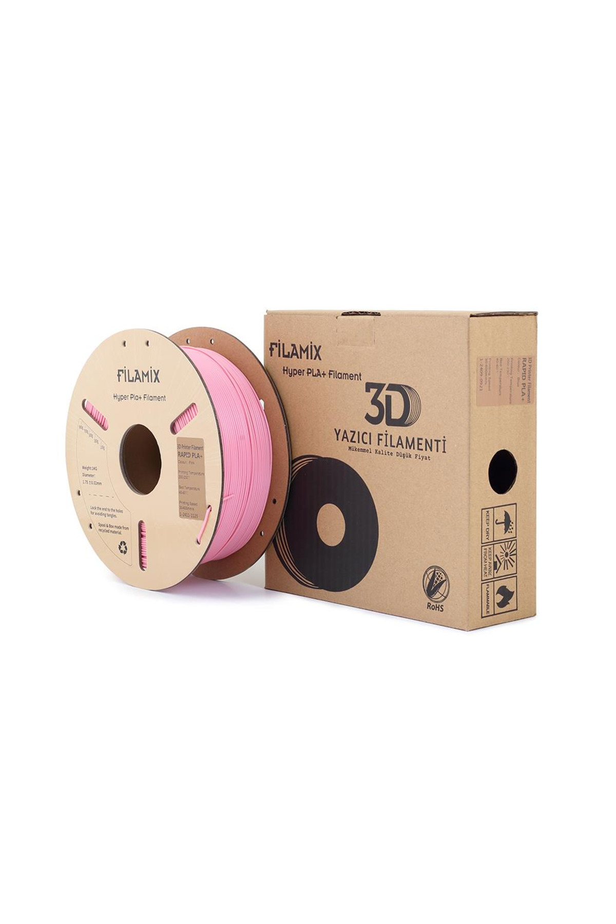 FİLAMİX PLA PLUS 1.75mm 1KG Pembe - Fiyatı, Yorumları