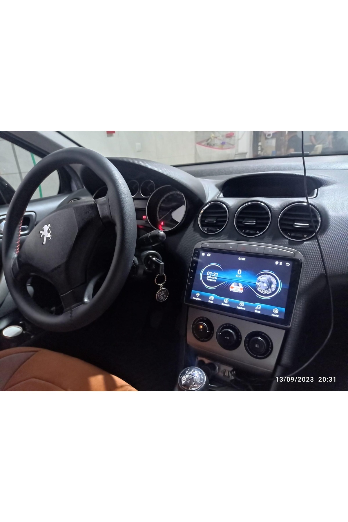 Navicars PEUGEOT 308/RCZ 2008-13 Android Multimedya CARPLAY ÖN