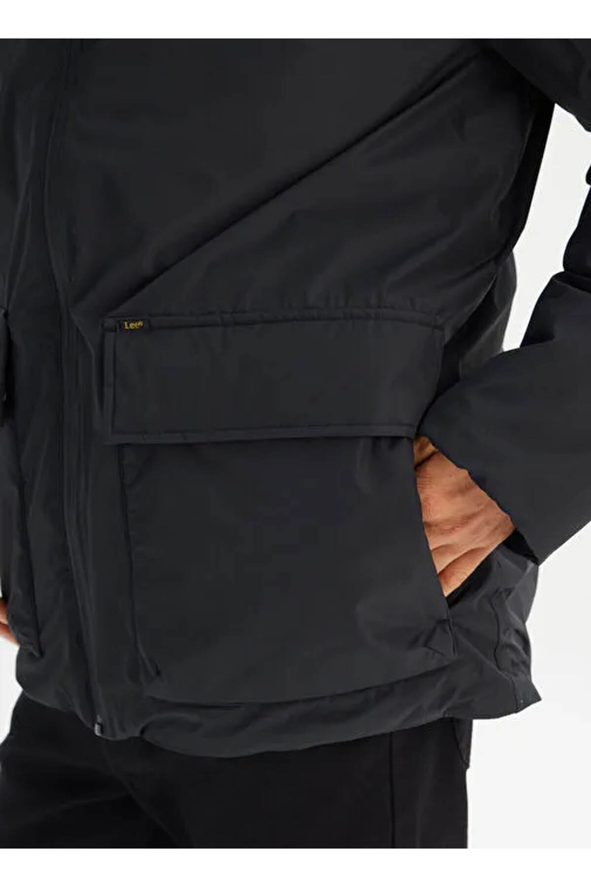 مانتو مردانه مشکی Puffer Lr317064001 — مشکی 5003317556 — تصویر 5 از 5