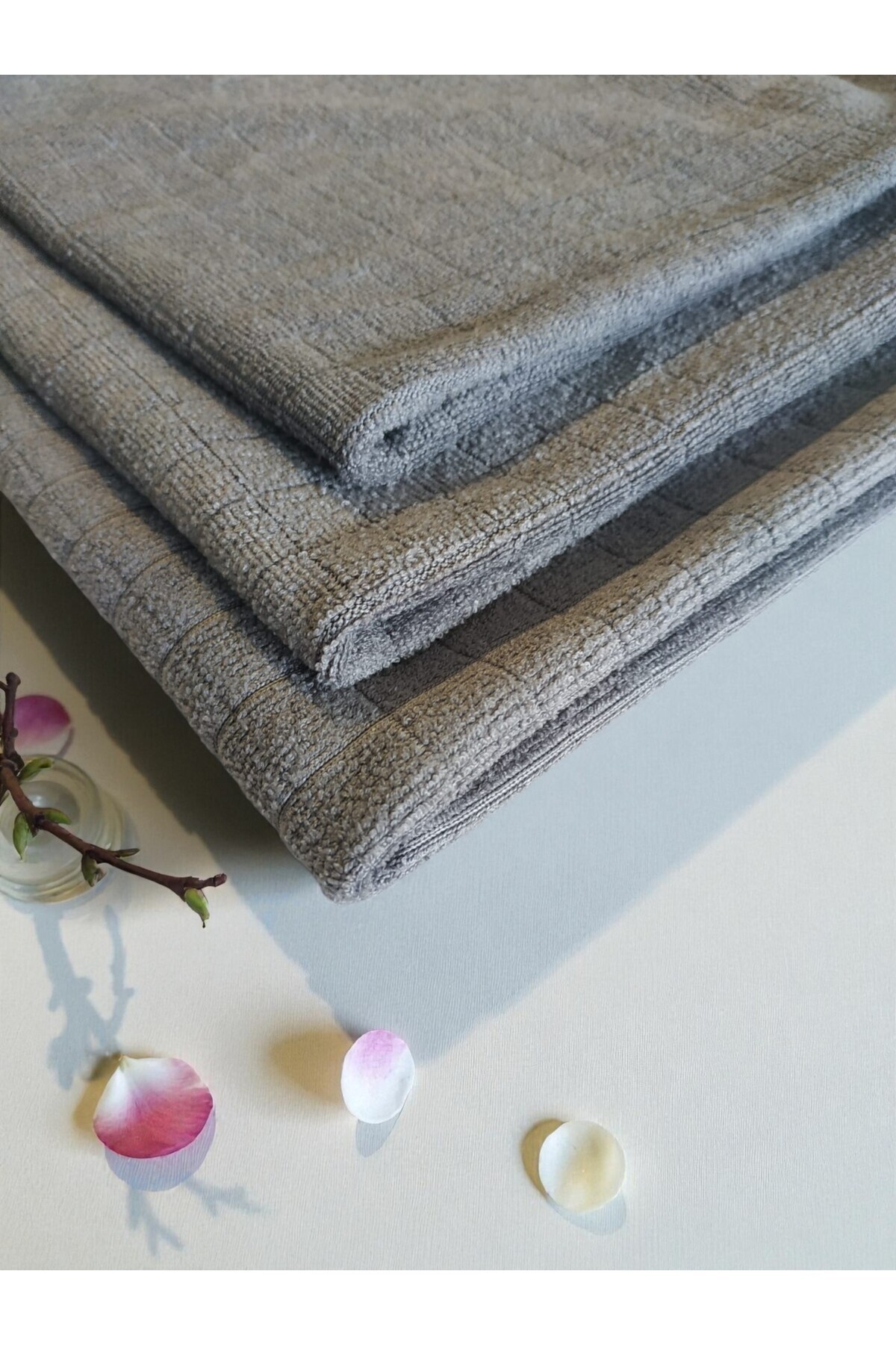 stonehill , 3'lü Eko Havlu Seti - Mikrofiber Süper Emici Çok Amaçlı Bez 40x40 cm.