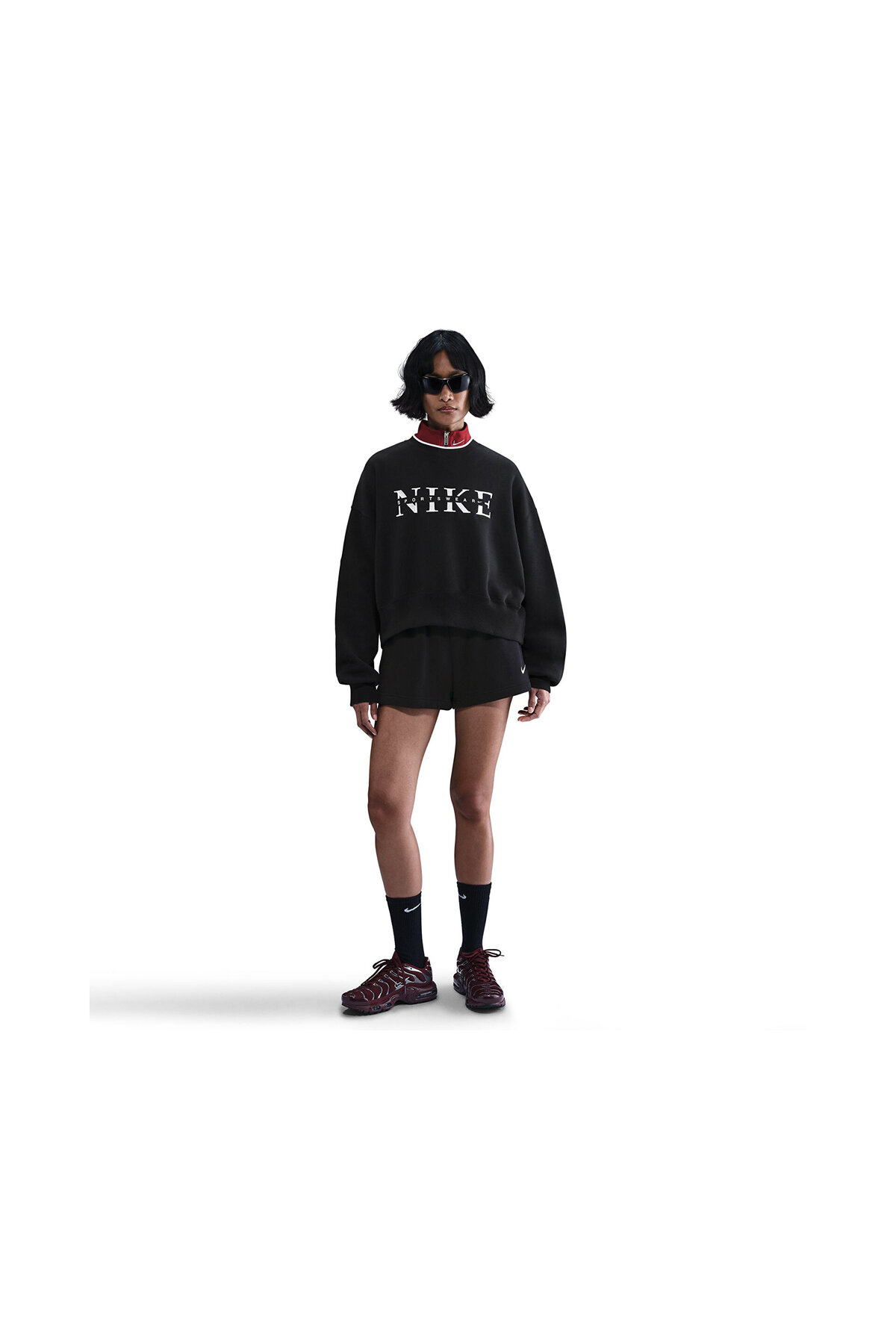 سویشرت‌های غیررسمی زنانه W NSW Phnx Flc Crew Gls نایکی سویشرت Nike