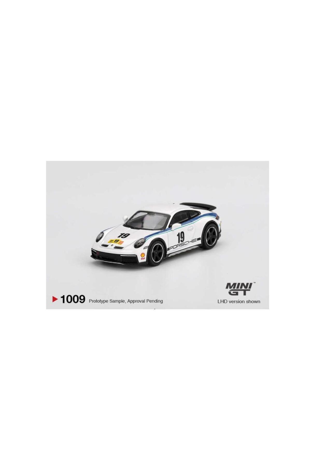 mini gt 1009 Porsche 911 Dakar Rally 1974 1/64 Model Araba