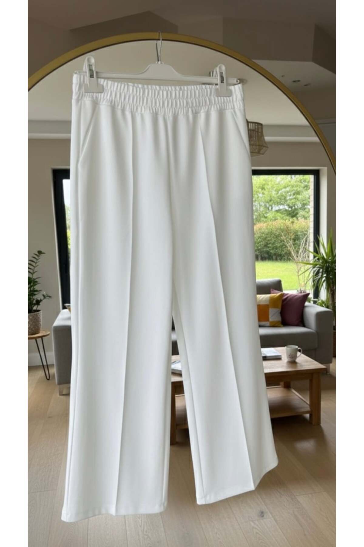 Minharir Önden Dikişli Scuba Pantolon