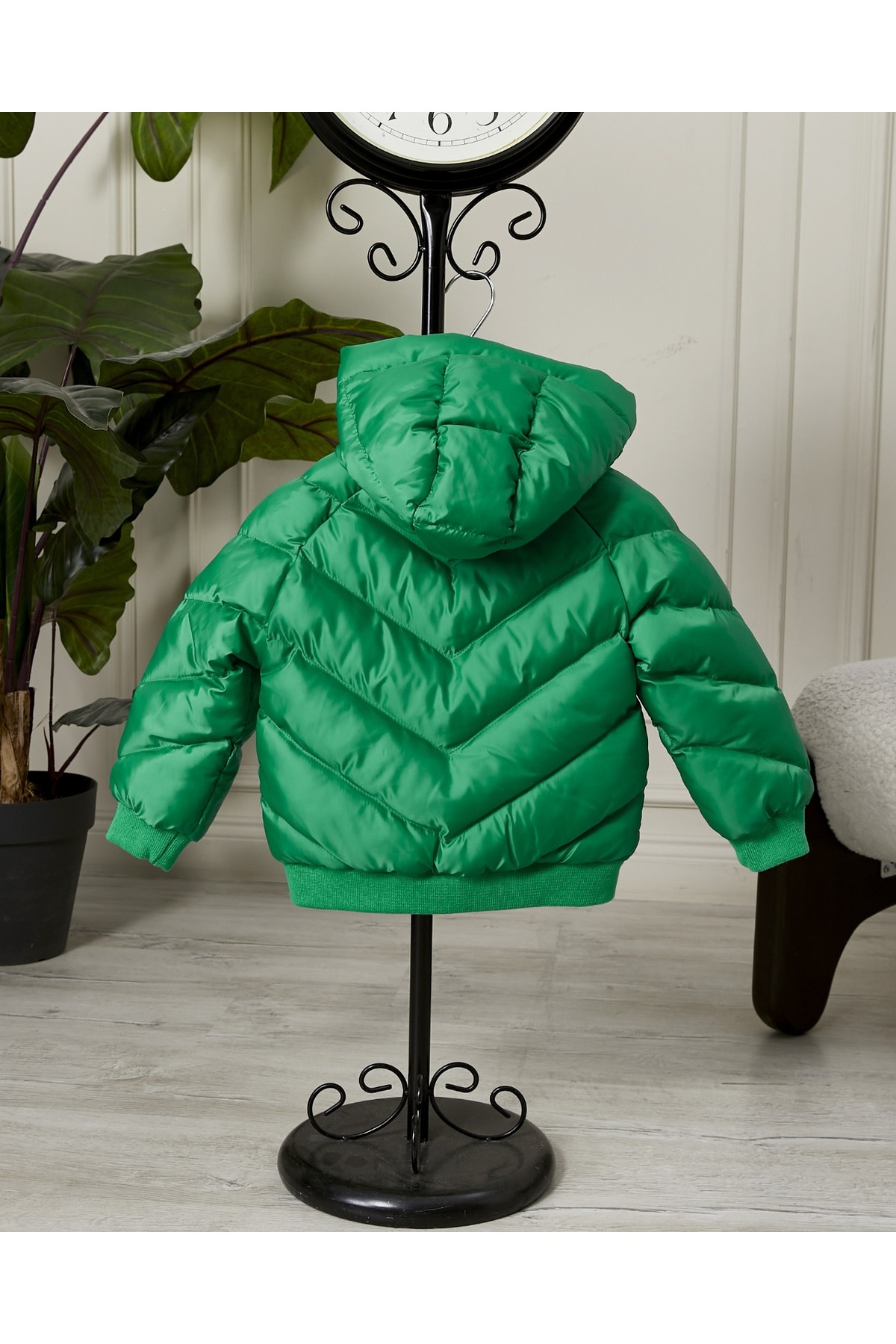 Benittokids Erkek Bebek Kapüşonlu Kışlık Mont fotoğrafı 3 (önizleme)