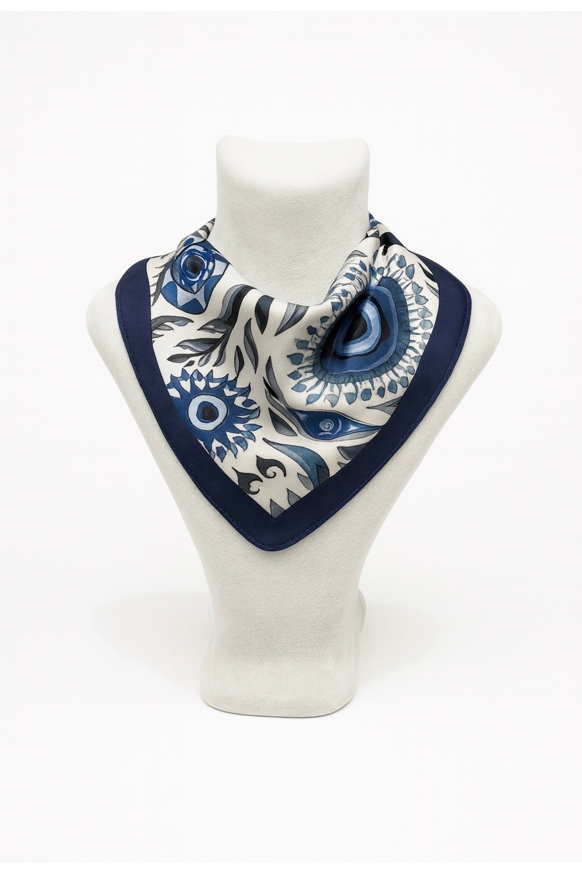 Evil Eye Bead Pattern Scarf Bandana