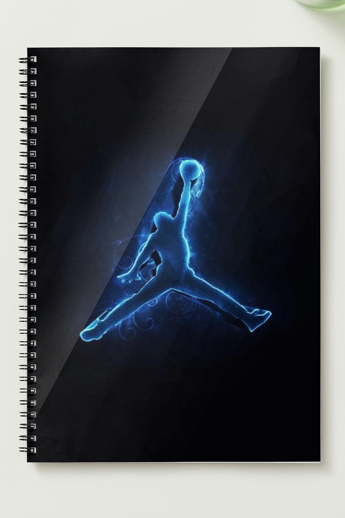 BLACKONECLASS BASKETBALL A5 Metal Spiralli Çizgisiz Sert Kapak BASKETBALL Defter