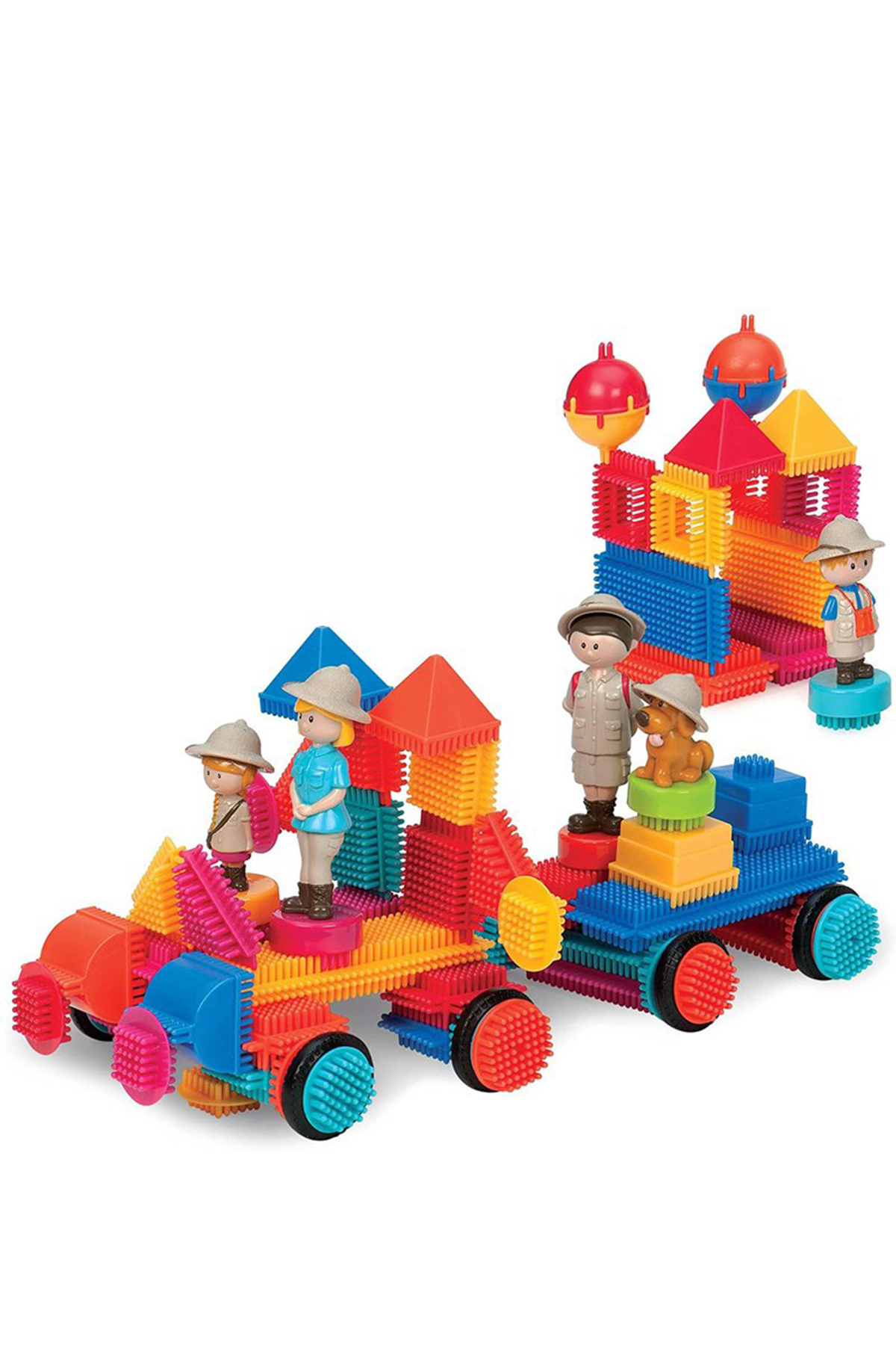 مجموعه اسباببازی ساختنی سافاری ۸۵ تکه، مناسب کودکان ۲ سال به بالا