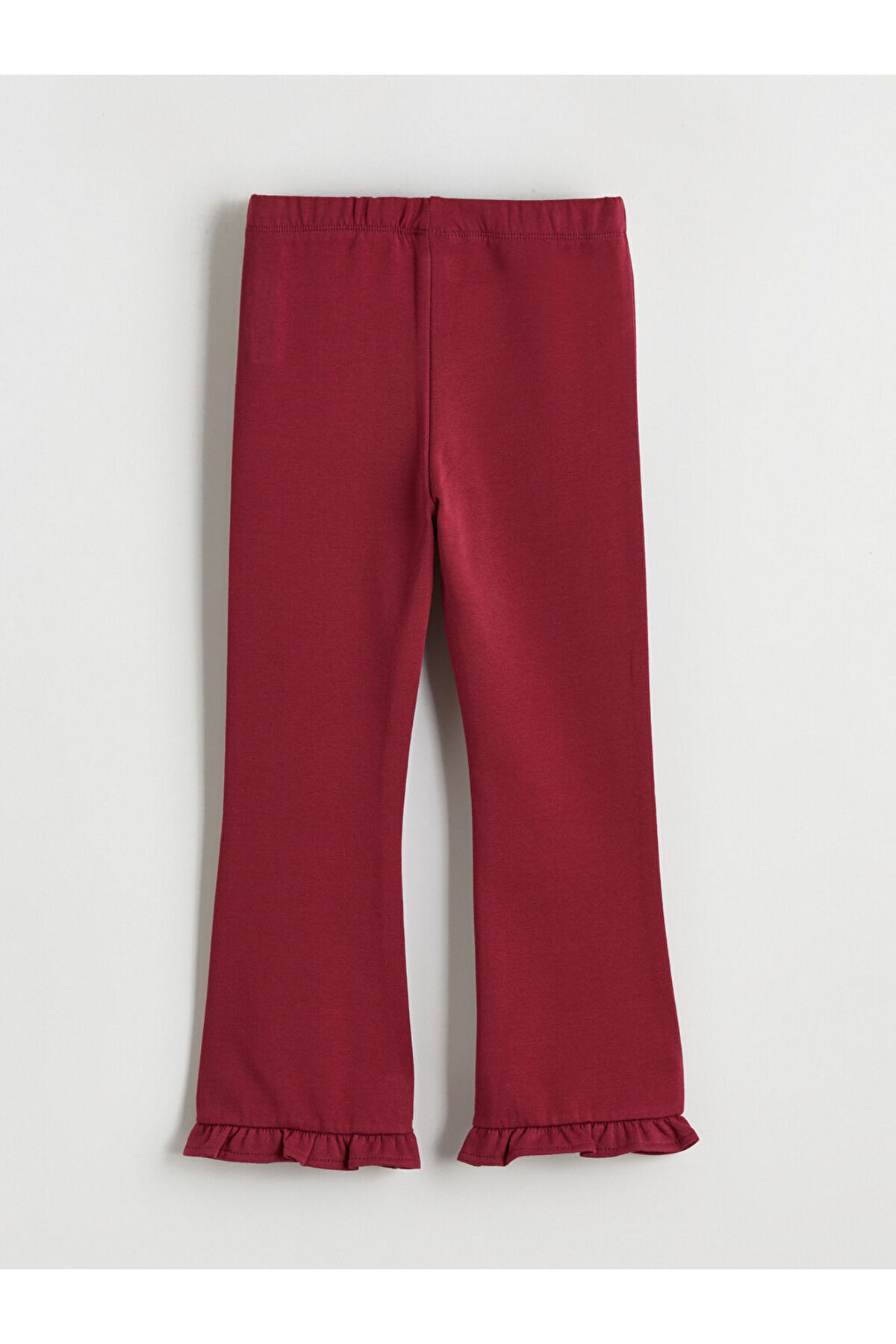 LC Waikiki Beli Lastikli İspanyol Paça Kız Çocuk Tayt 2'li fotoğrafı 3 (önizleme)