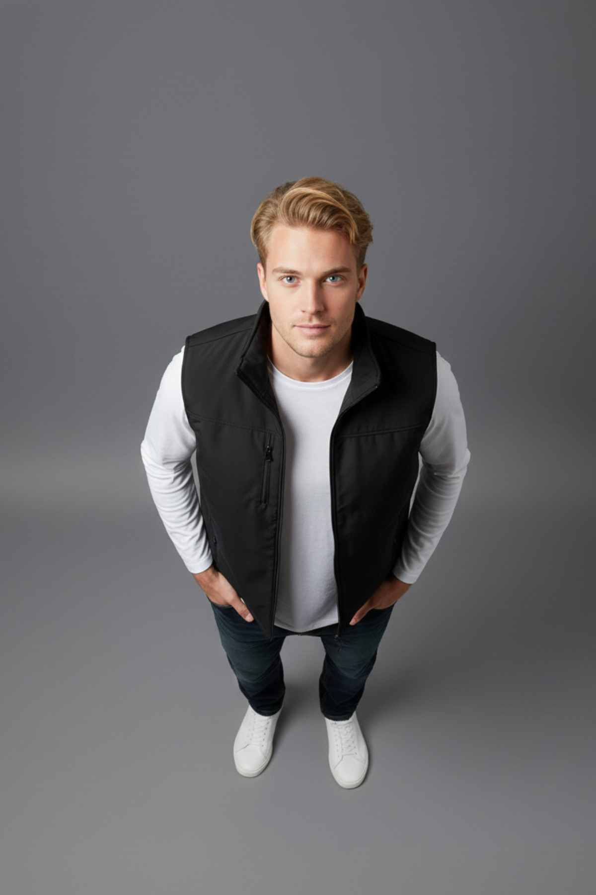 Gubo  Erkek Yelek Fermuarlı Spor ve Günlük Tarz İçin Modern Tasarım - Görsel 2