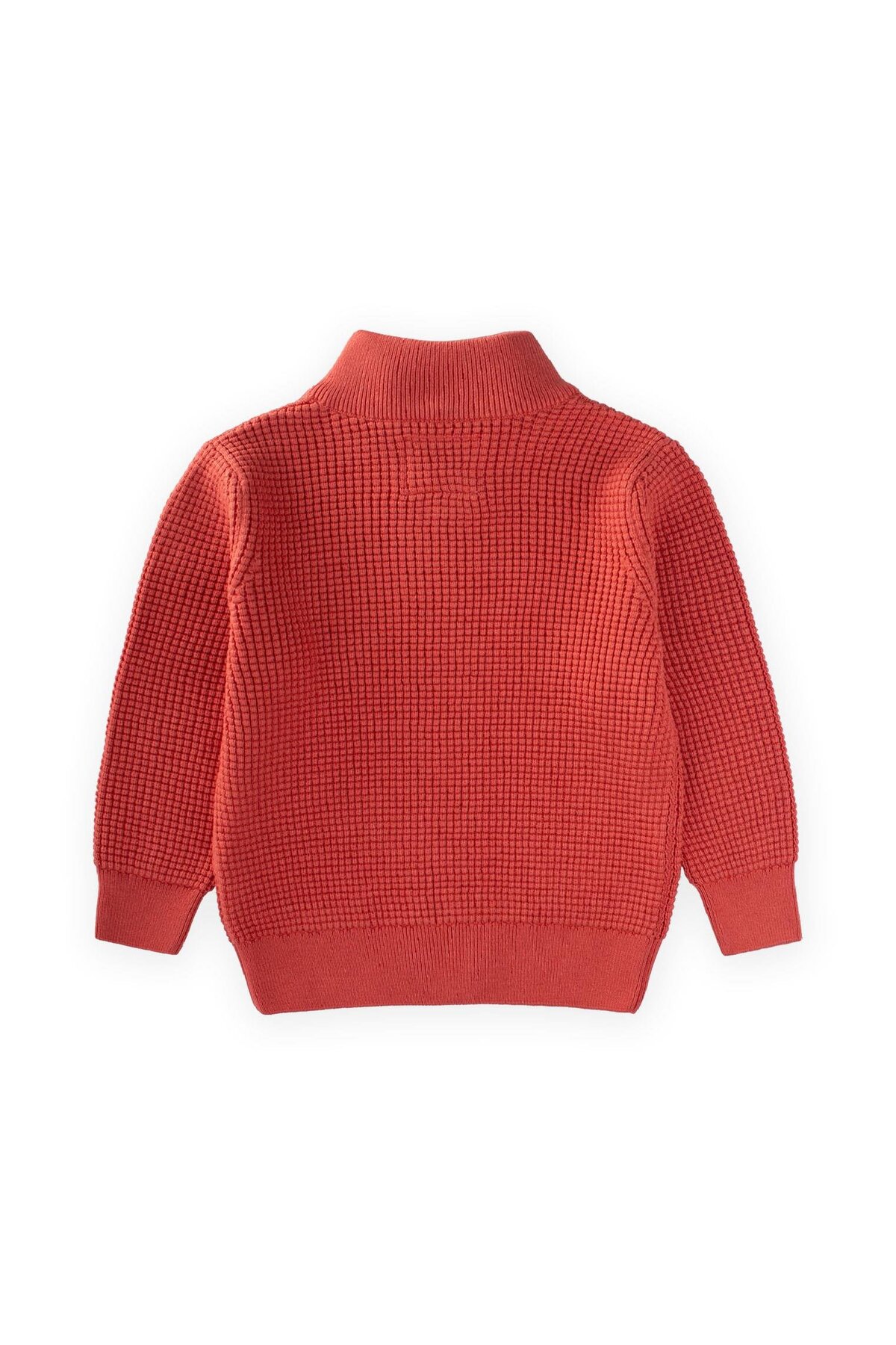 Cigit Selanik Fermuarlı Triko Hırka 2-11 Yaş Somon fotoğrafı 2 (önizleme)