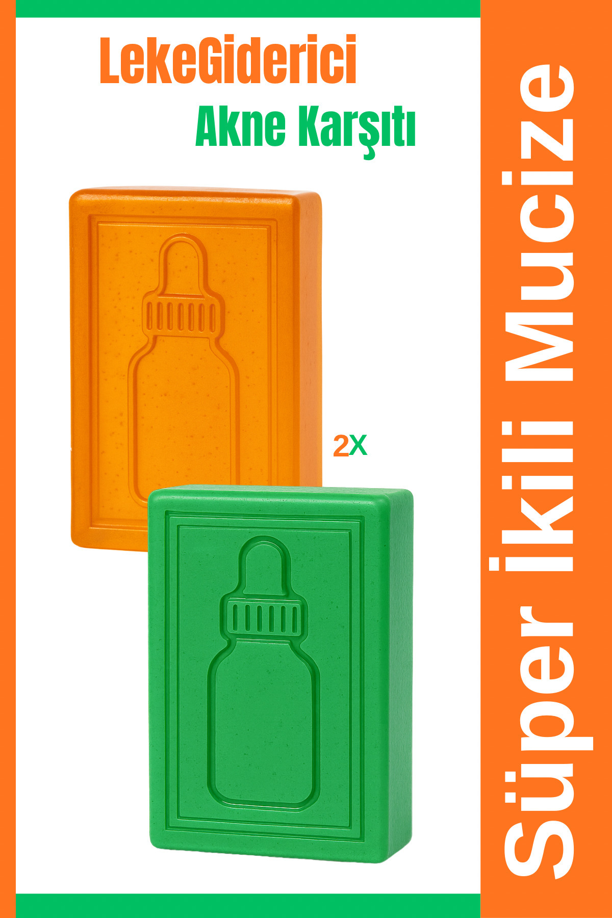 EpiRelax 2’li Kojik Sabun Seti - & Anti Akne Sabunu Ve Kojik Asit Pürüzsüz Ve Parlak Bir Cilt İçin 2 Adet