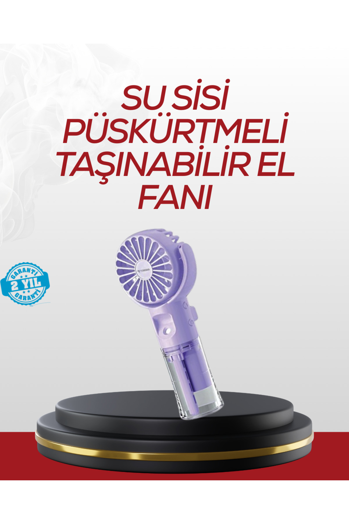 noip Type-C Şarjlı Taşınabilir Su Buharlı Mini Vantilatör