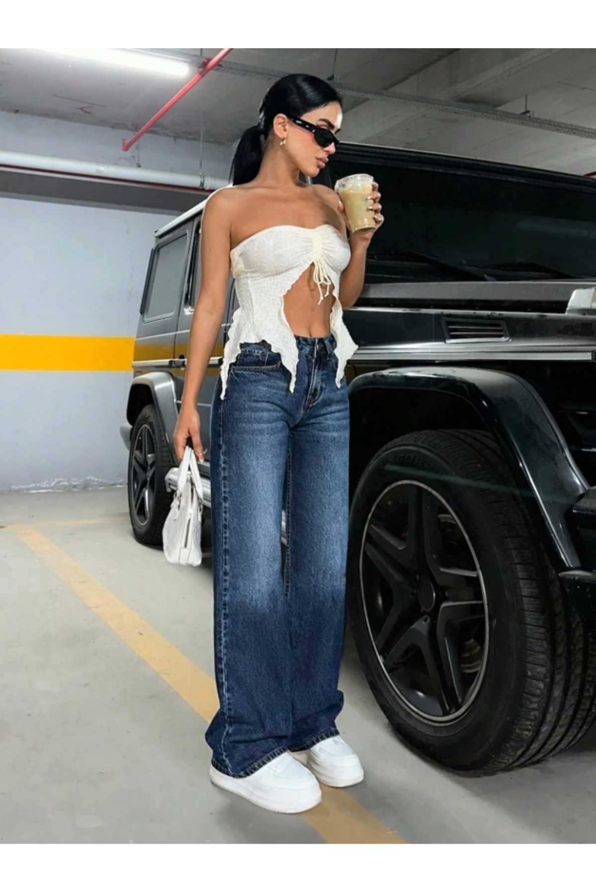 Women Boyfriend Normal Waist Power Lycra Jean