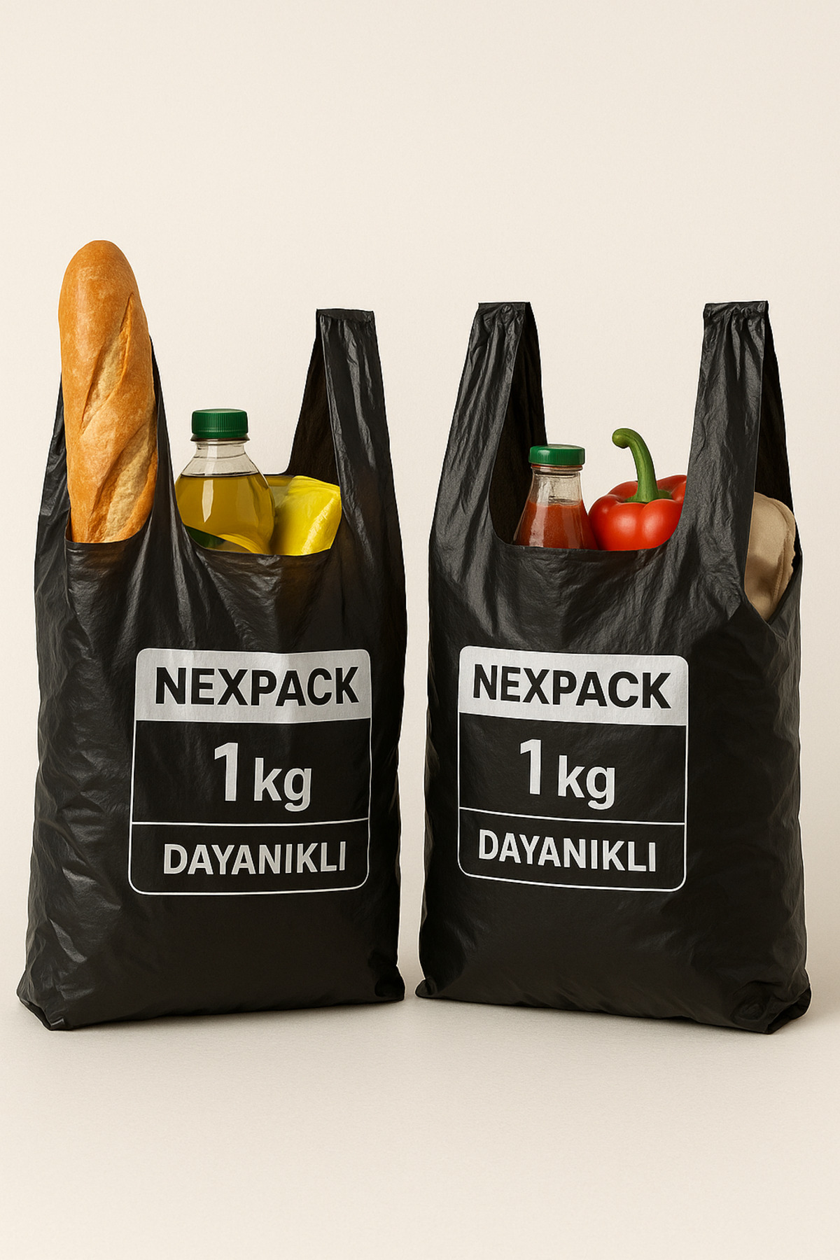 Atlet Poşet Siyah - Küçük Boy | 1 KG Ekstra Dayanıklı — Koksal Pack — Poşet (3)