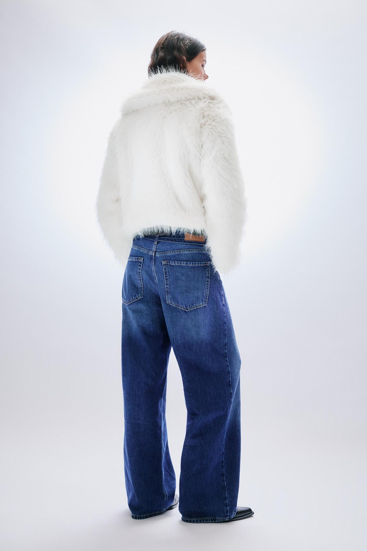 Pull & Bear  Suni kürk ceket - Görsel 2