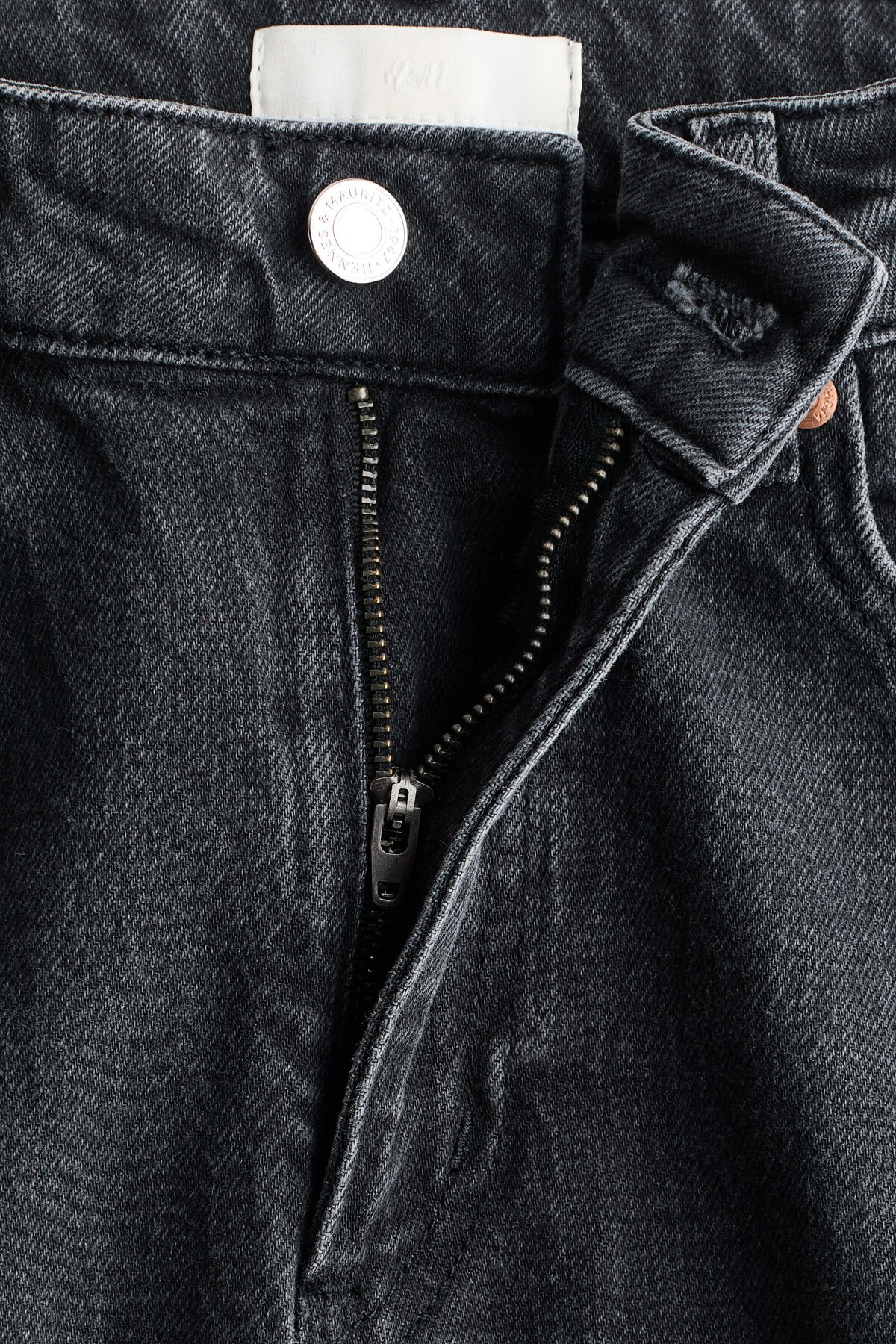H&M Wide High Waist Jeans görsel 5
