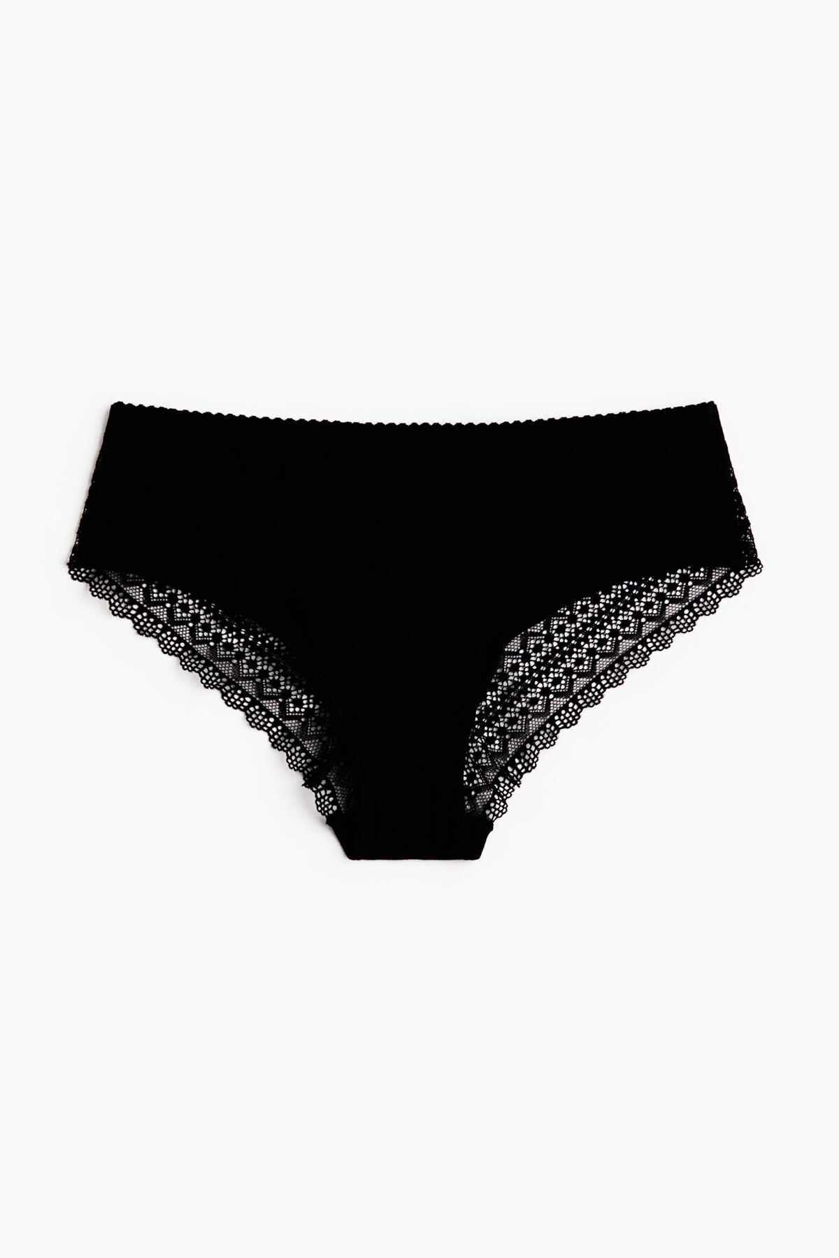 H&M 3’lü Pamuklu ve Dantelli Hipster Külot görsel 4