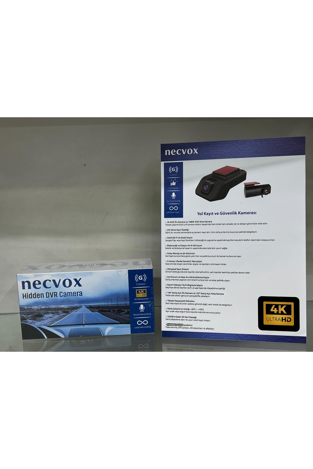 Necvox ARAÇ İÇİ YOL KAYIT KAMERASI ÖN VE ARKA - Fiyatı, Yorumları