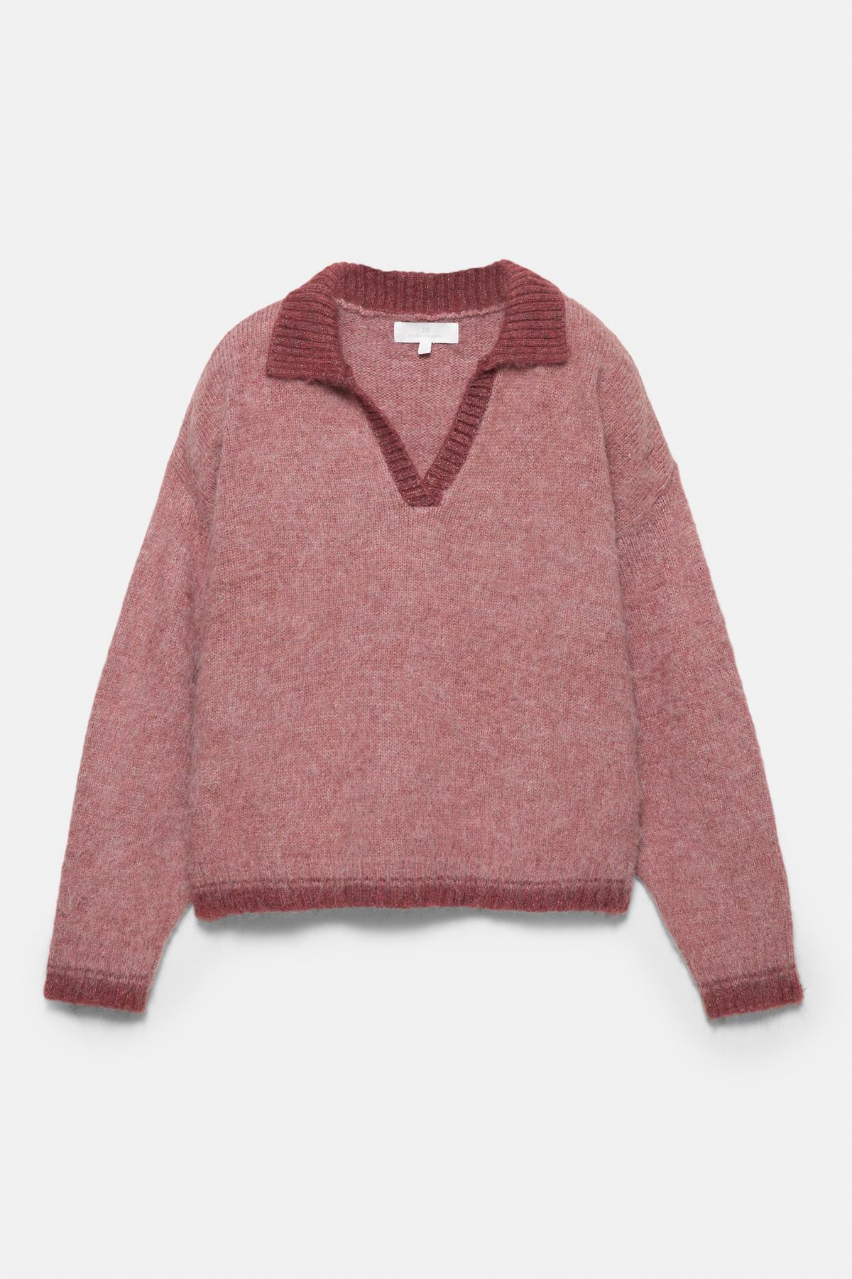 Pull & Bear  Polo yaka kazak - Görsel 6