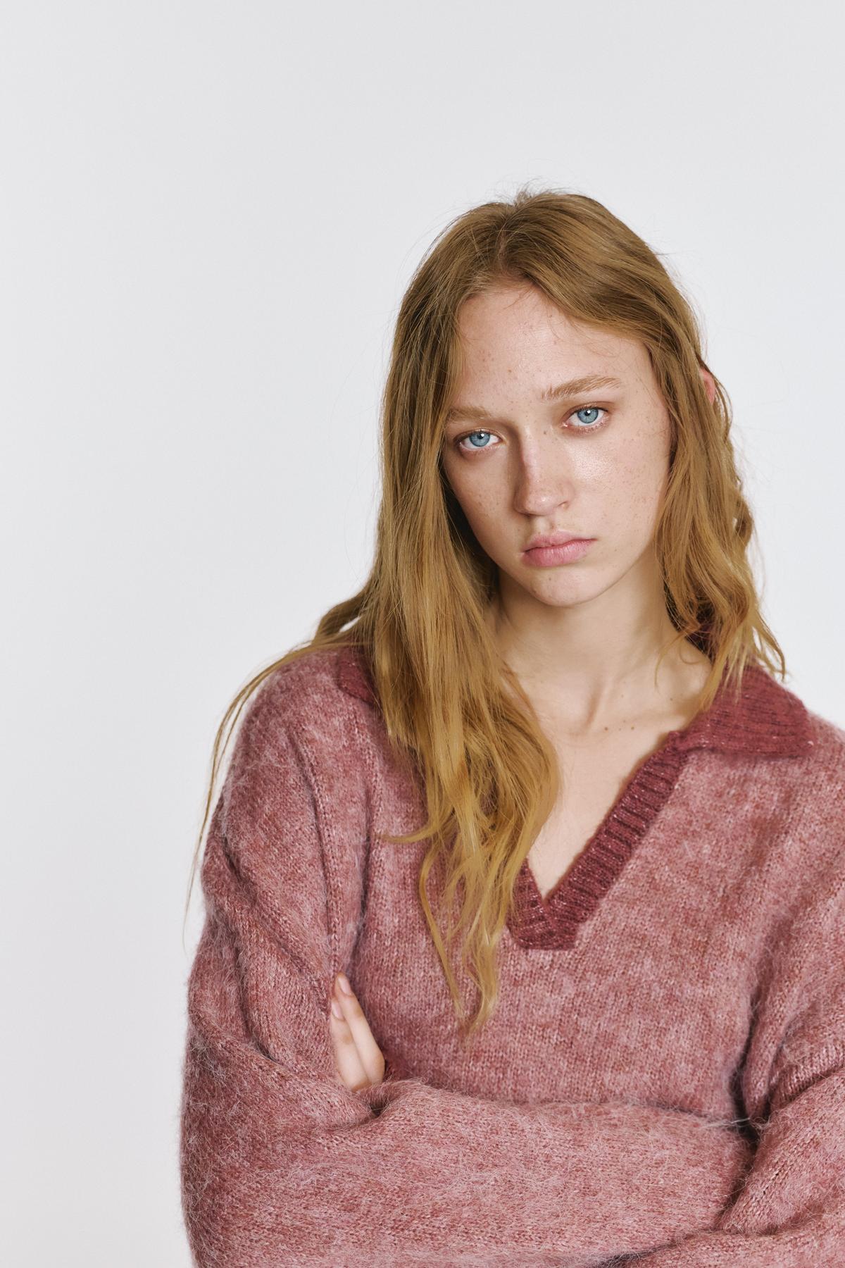 Pull & Bear  Polo yaka kazak - Görsel 5