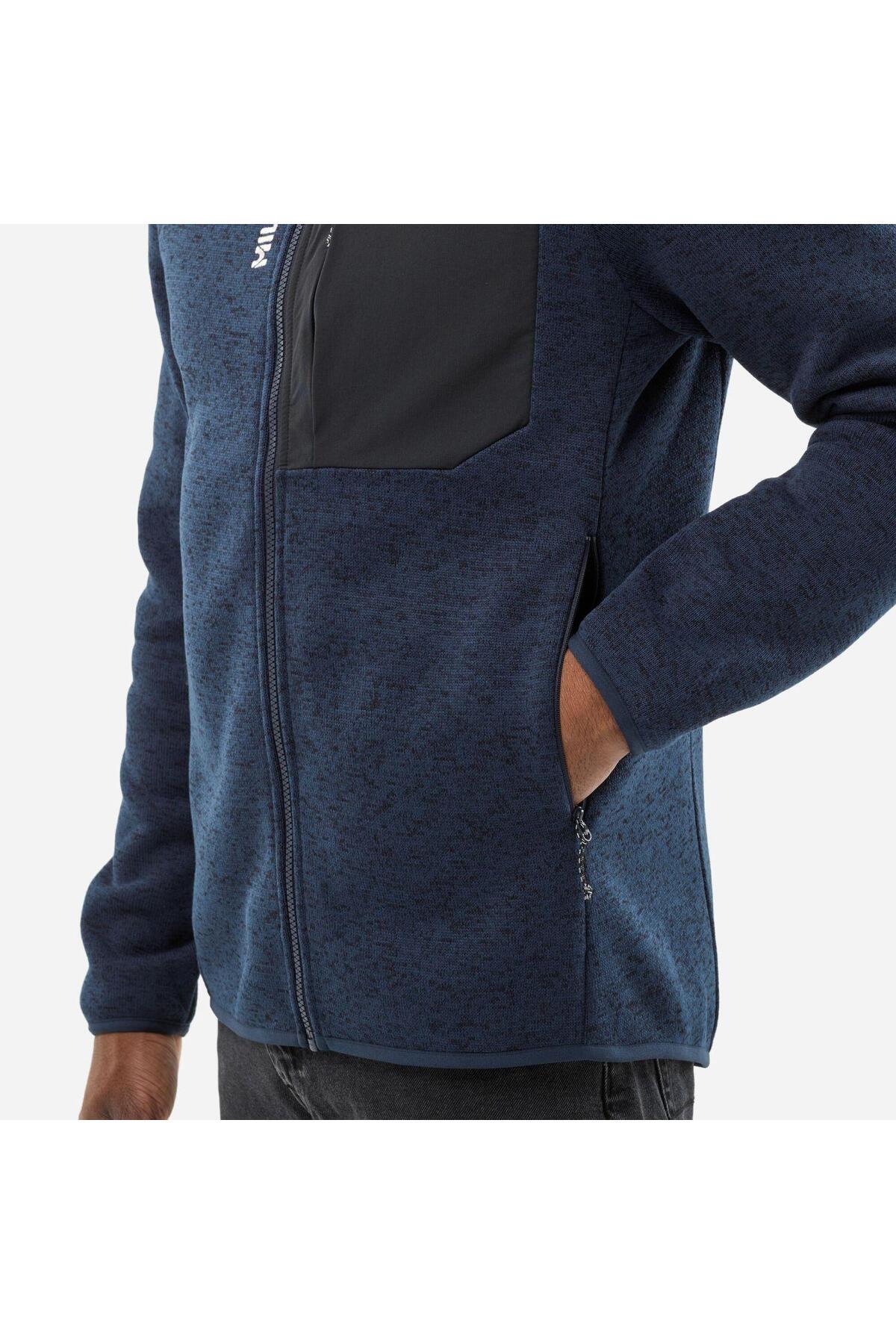 کاپشن پشمی مردانه CHAM KNI JKT تمام زیپ MIV10618 N7317 Sapphire-XL — رنگارنگ MIV10618 N73177317XL — تصویر 6 از 7