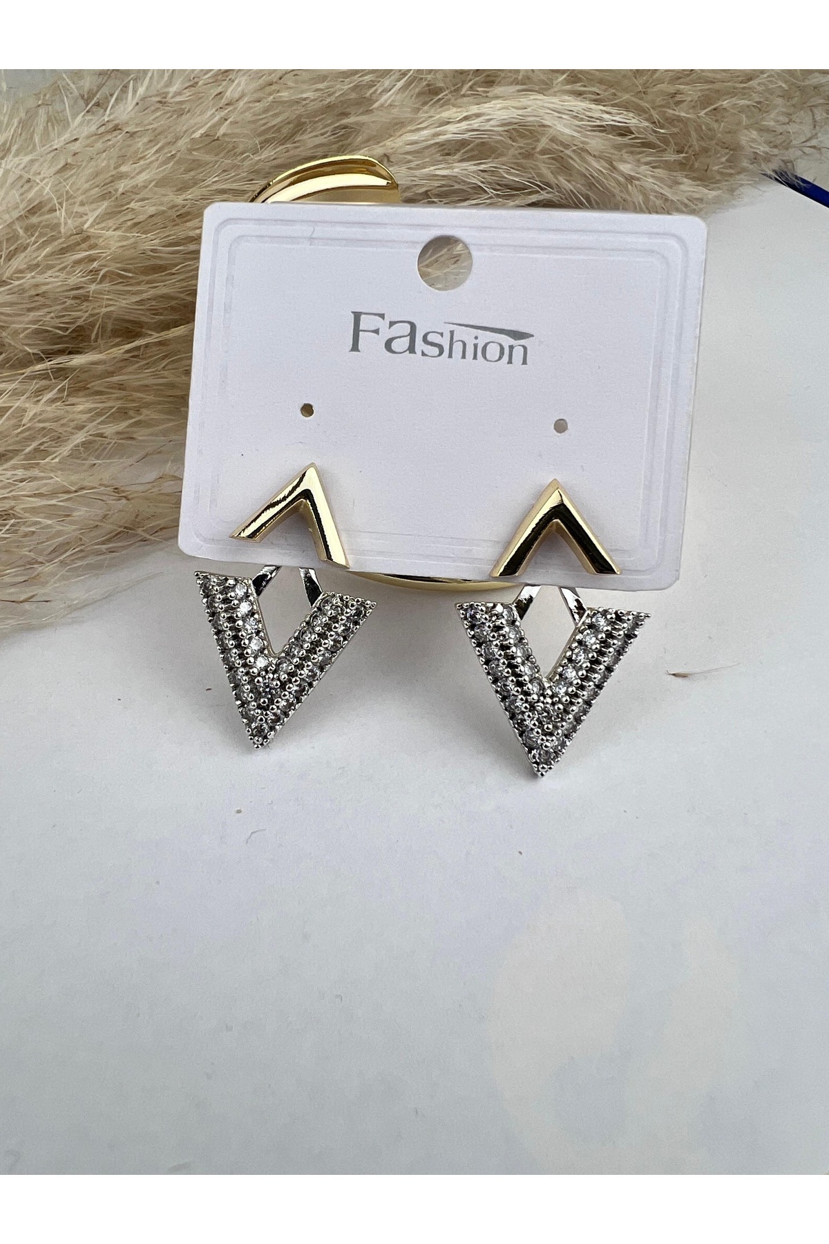 VELİT VOLA V Model Taşlı Kadın Küpe