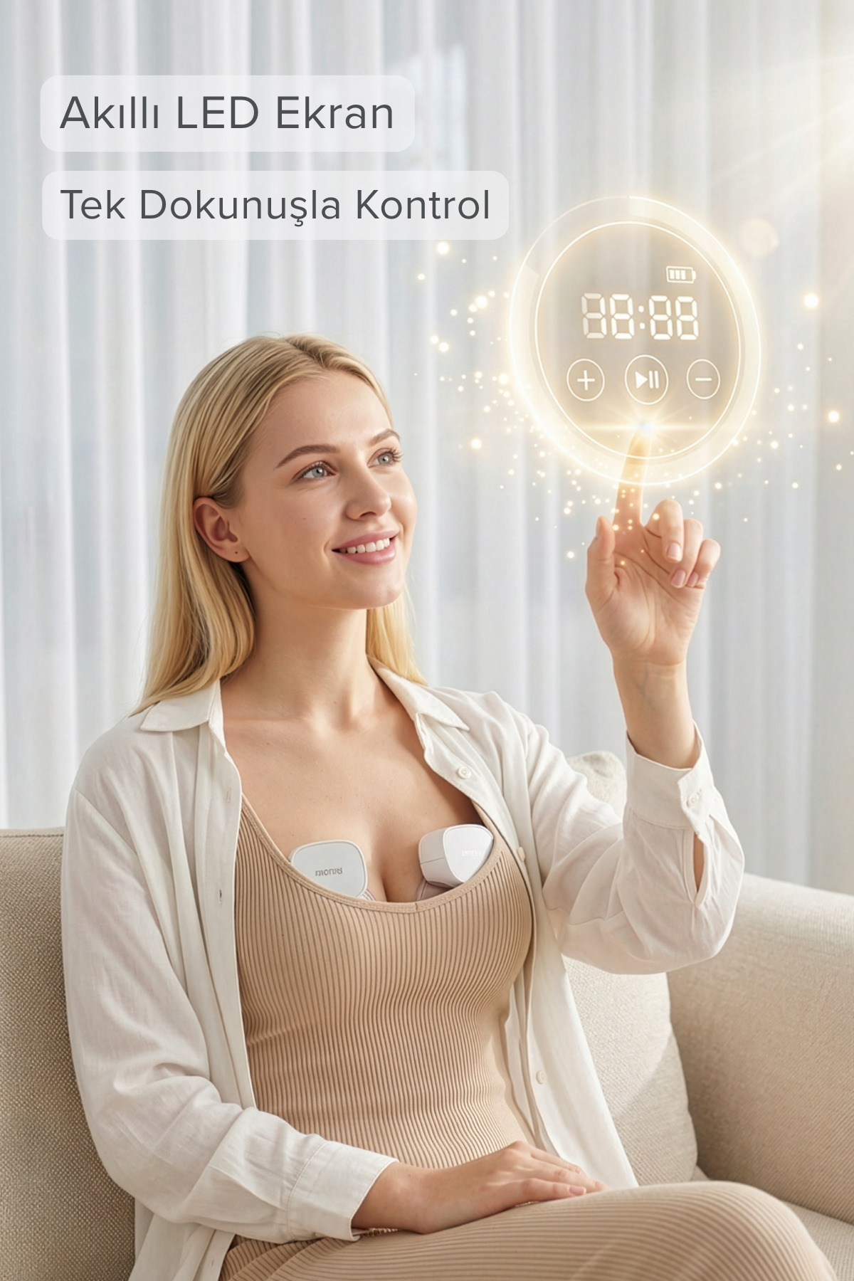 Kiwi Momy S12 Ultra Kablosuz Giyilebilir Elektrikli Göğüs Pompası – 4 Mod & 12 Kademe, Sessiz, 180 ml fotoğrafı 3 (önizleme)