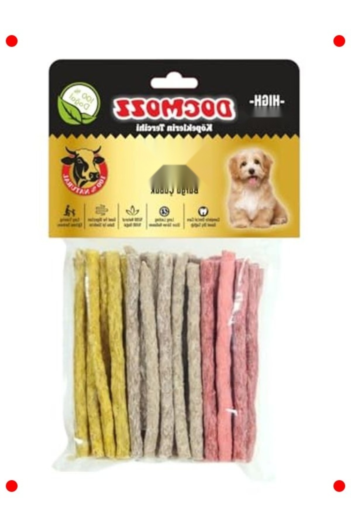 Genel Markalar Köpek Çiğneme Ödülü: İnce Burgu Sticks (50 Adet)