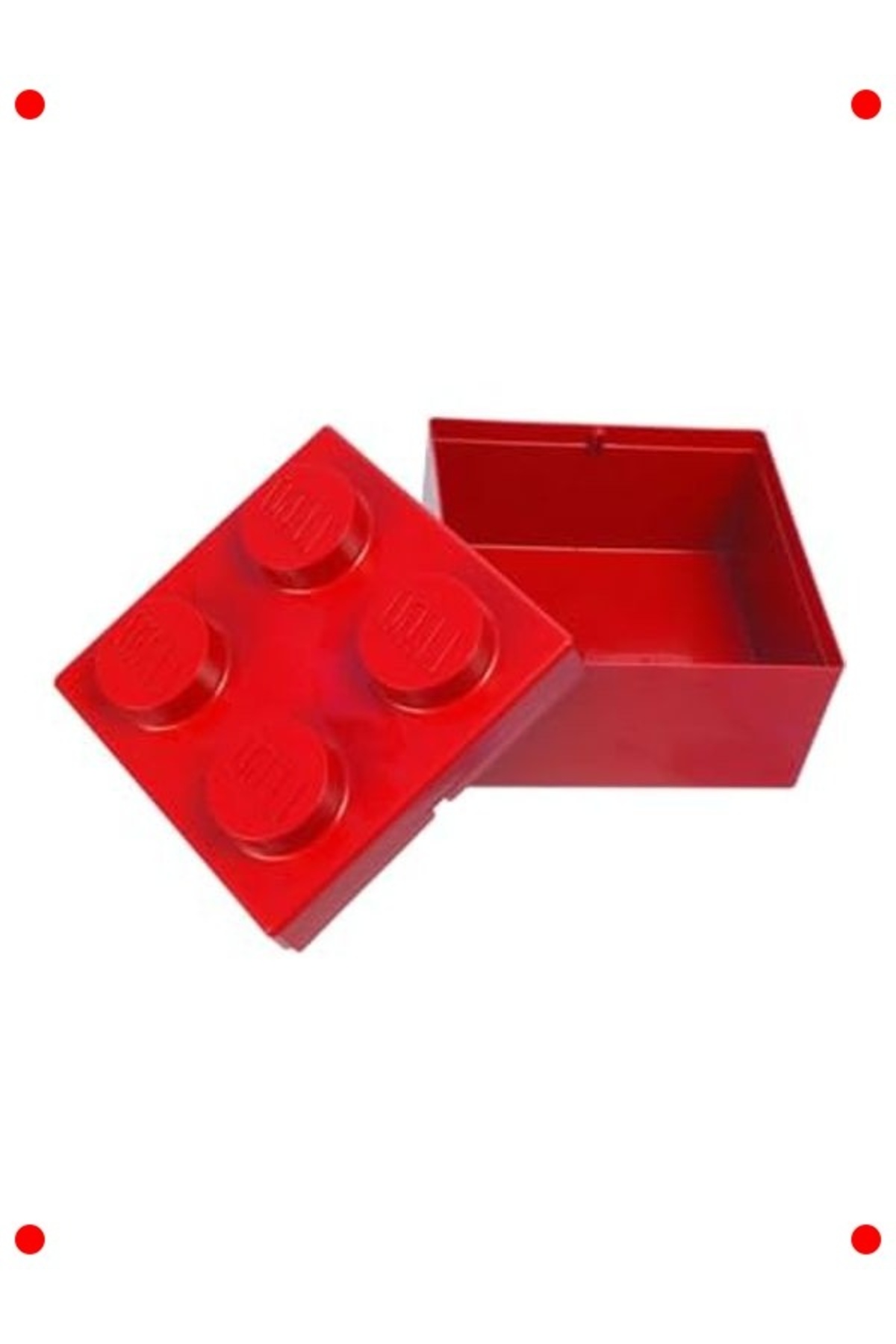 جعبه ذخیره‌سازی مدولار قرمز ۱۲.۵×۱۲.۵×۹ سانتی‌متر