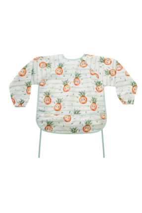 tinyfeed Sıvı Geçirmez Kollu Mama ve Aktivite Önlüğü 6-24 Ay Pineapple