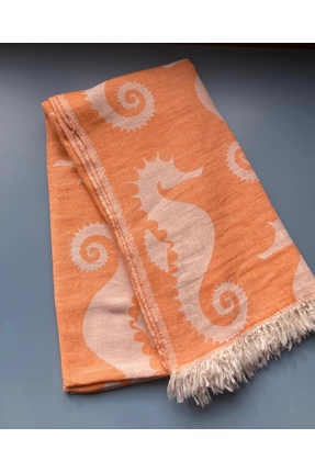 Genel Markalar Turuncu Denizatı Peştemal %100 Pamuk 95 x175