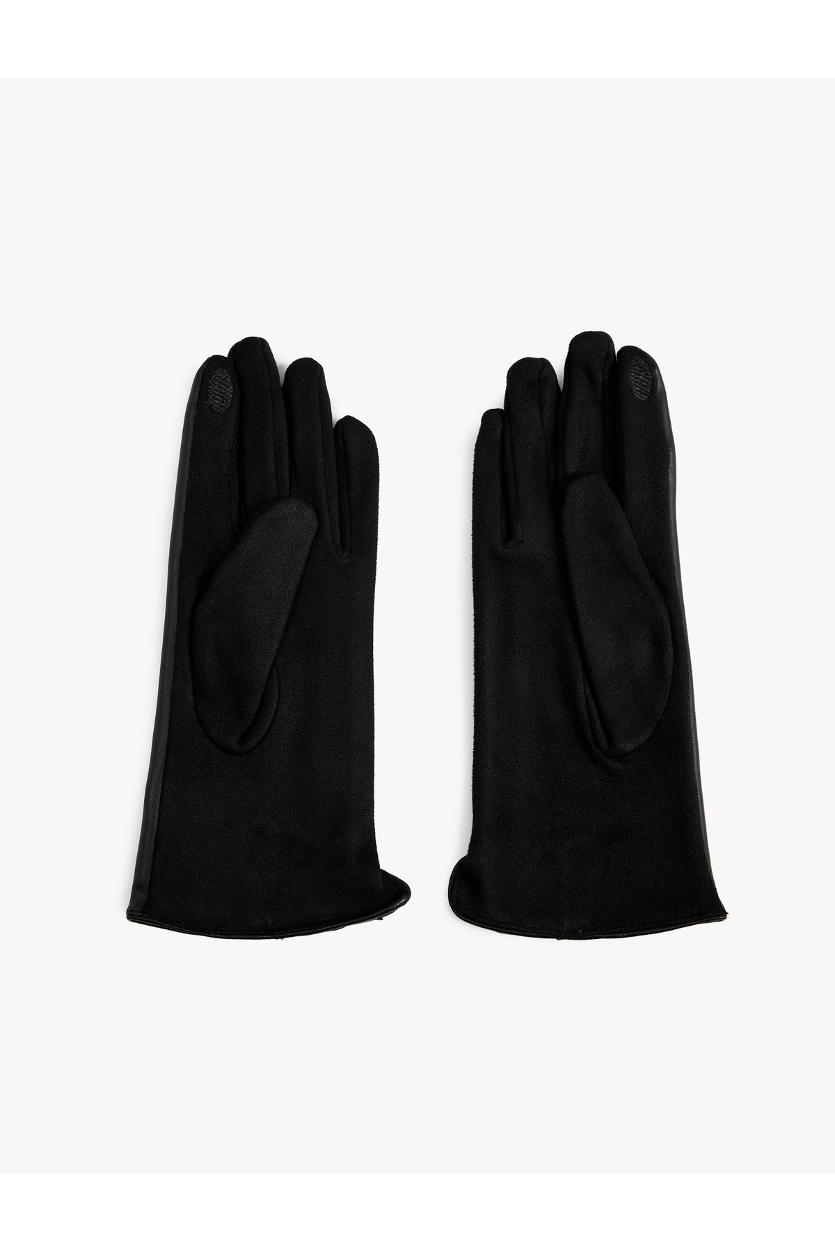 Koton  Metal Aksesuarlı Suni Deri Eldiven - Görsel 2