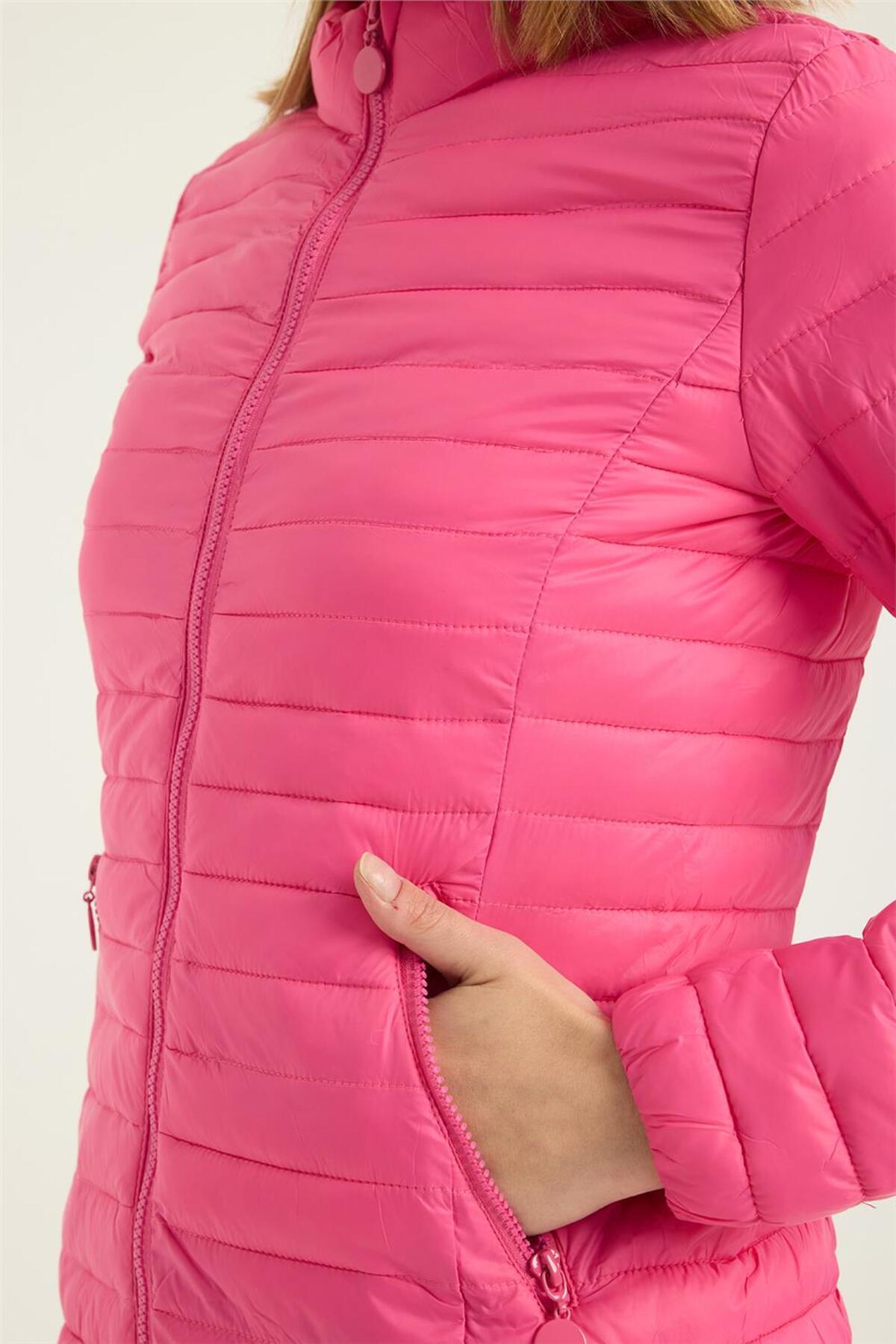 Home Store  Puffer Dik Yaka Mont - Görsel 4