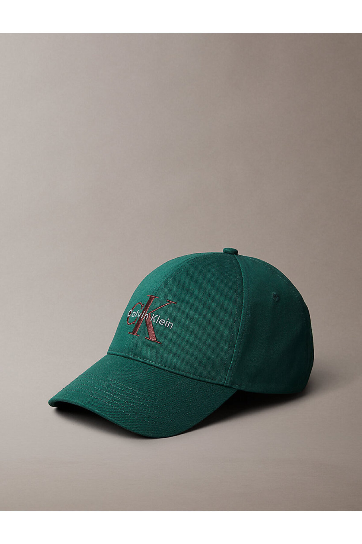کلوین کلاین کلاه بیسبال طرح مونوگرام گلدوزی شده سبز مردانه