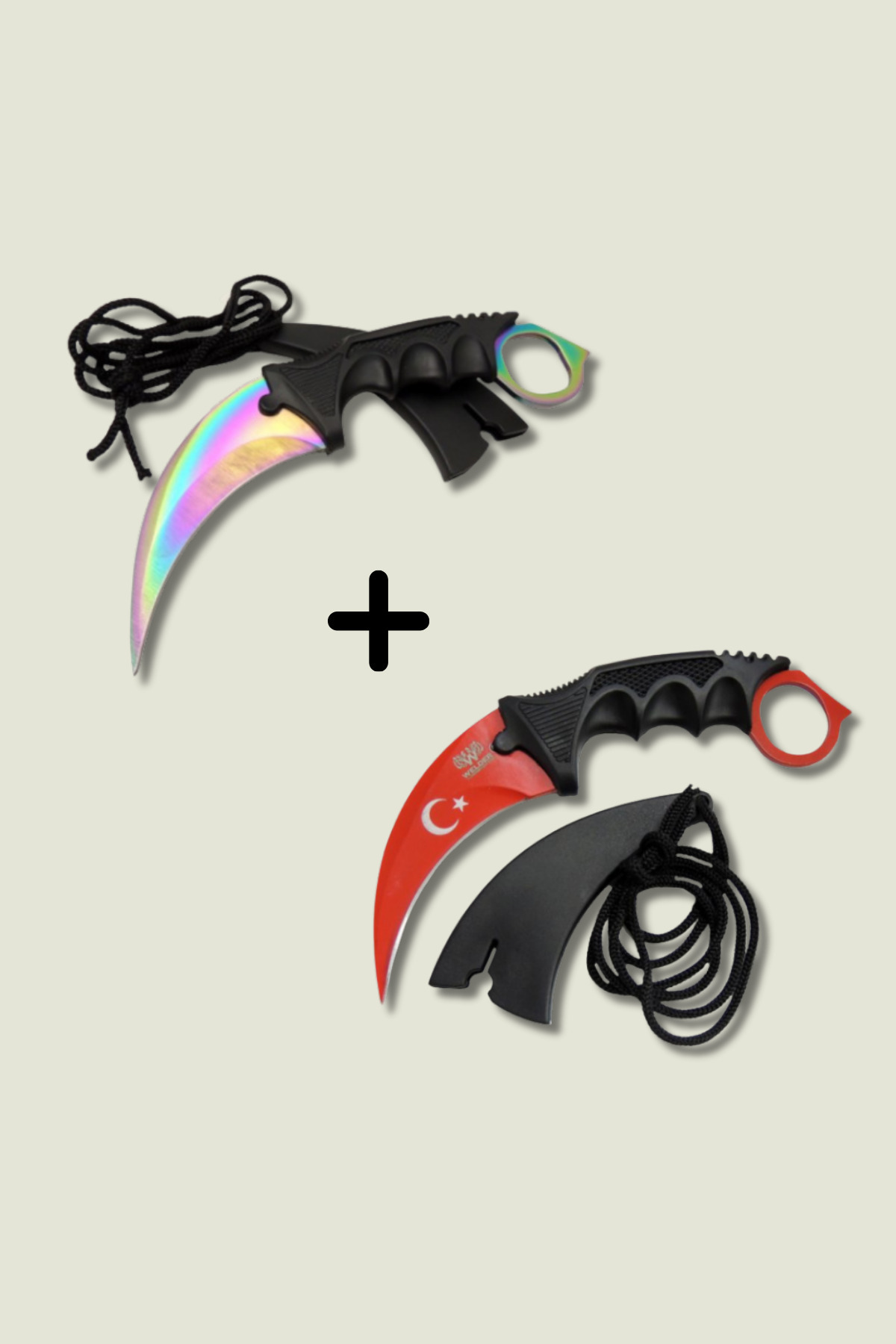 Nobrand CS GO Versiyon Set Rainbow Çakı ve Türk Bayraklı Çakı - Fiyatı ...