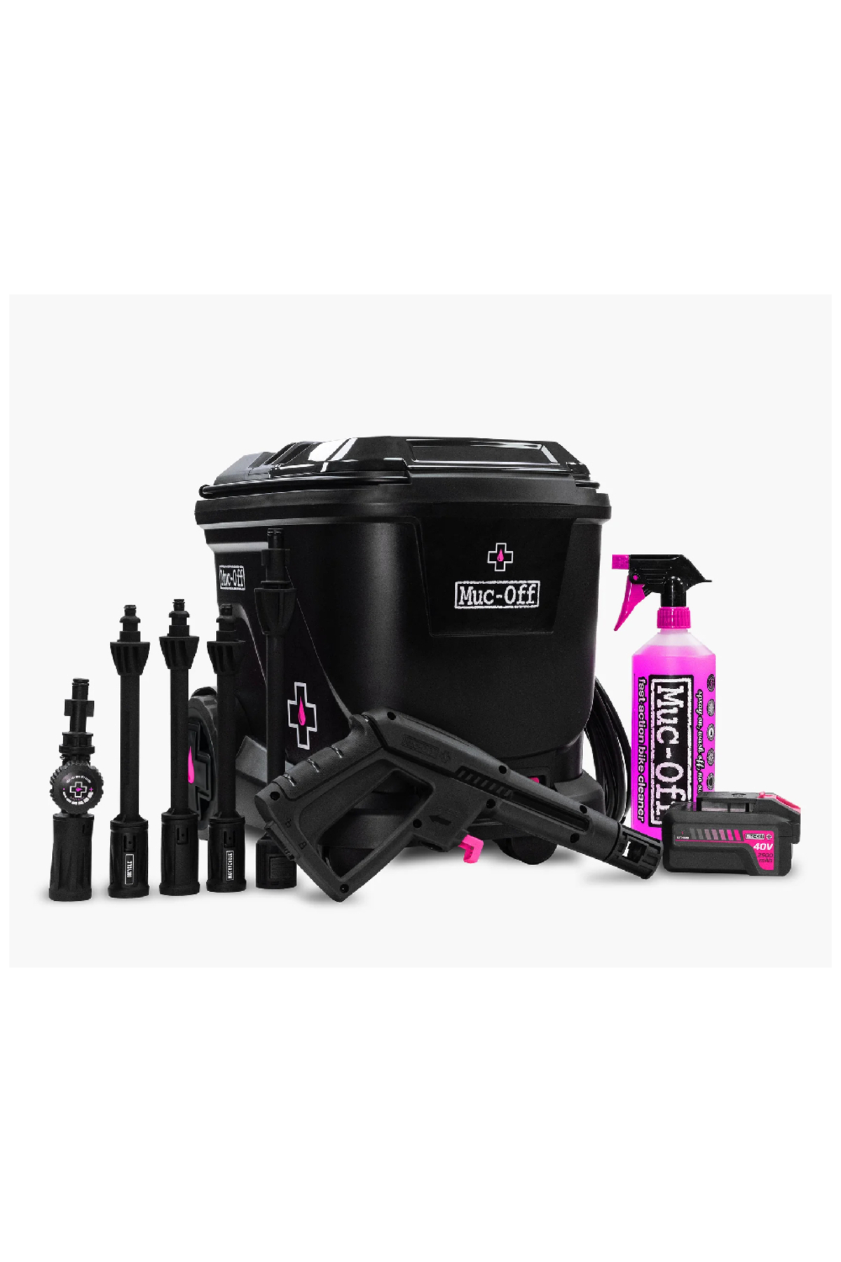 Muc-Off Mobil Basınçlı Bisiklet Yıkama Seti +1L Nano Cleaner