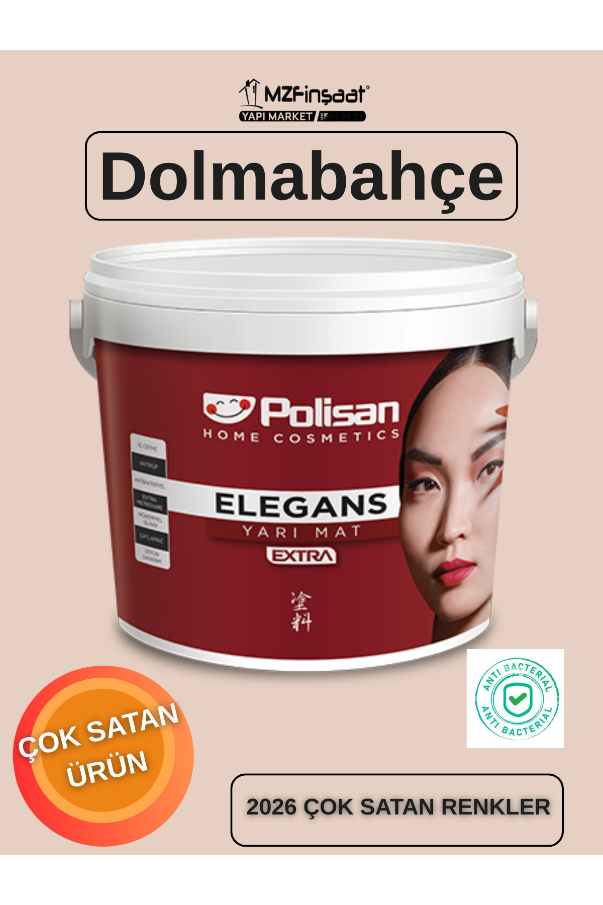 Elegance Extra Semi-Matte Anti-Mildew Interior Paint Dolmabahçe