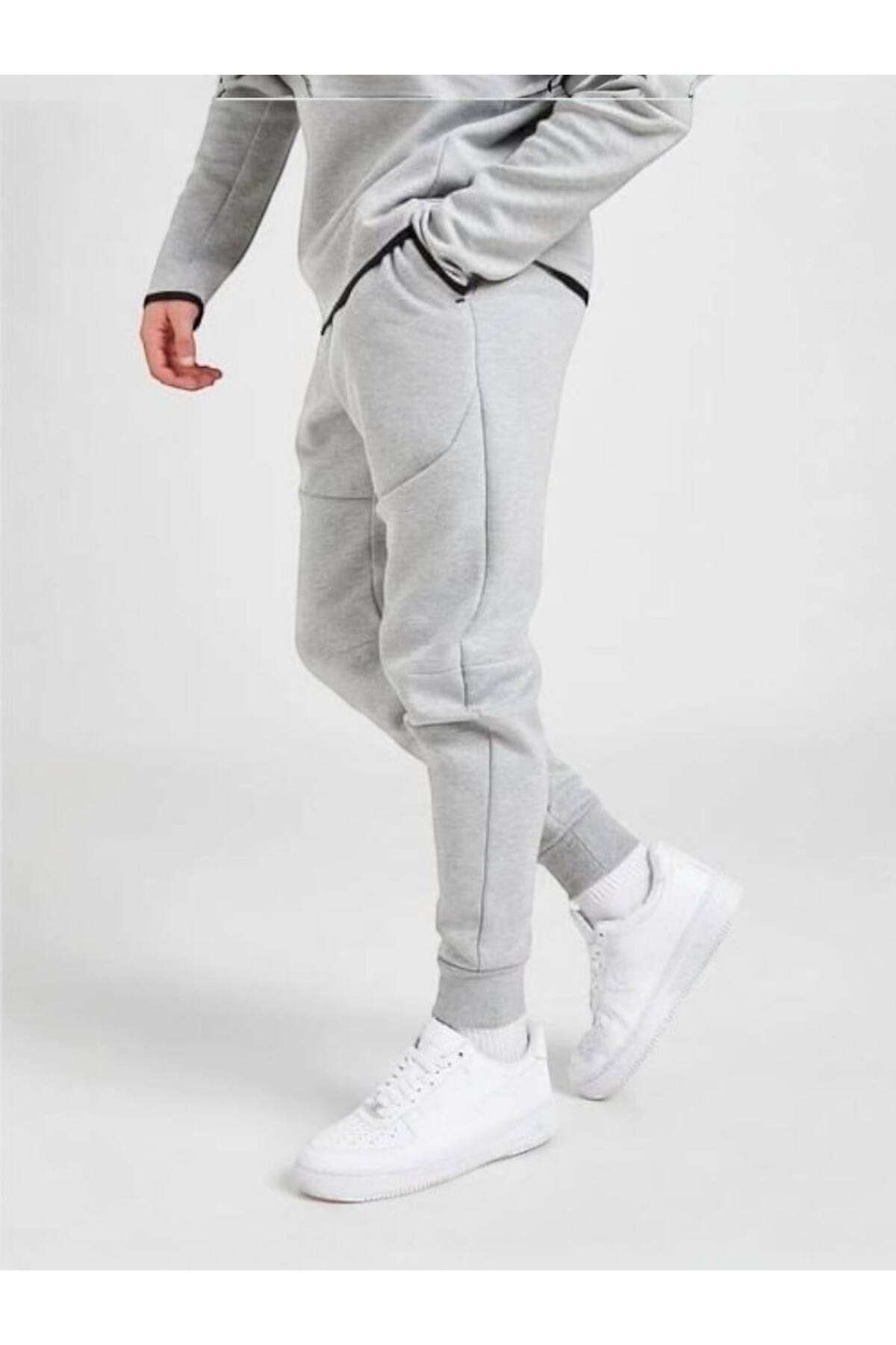 Tech Fleece Double Face Eşofman Takım — خاکستری 1112 — تصویر 5 از 6