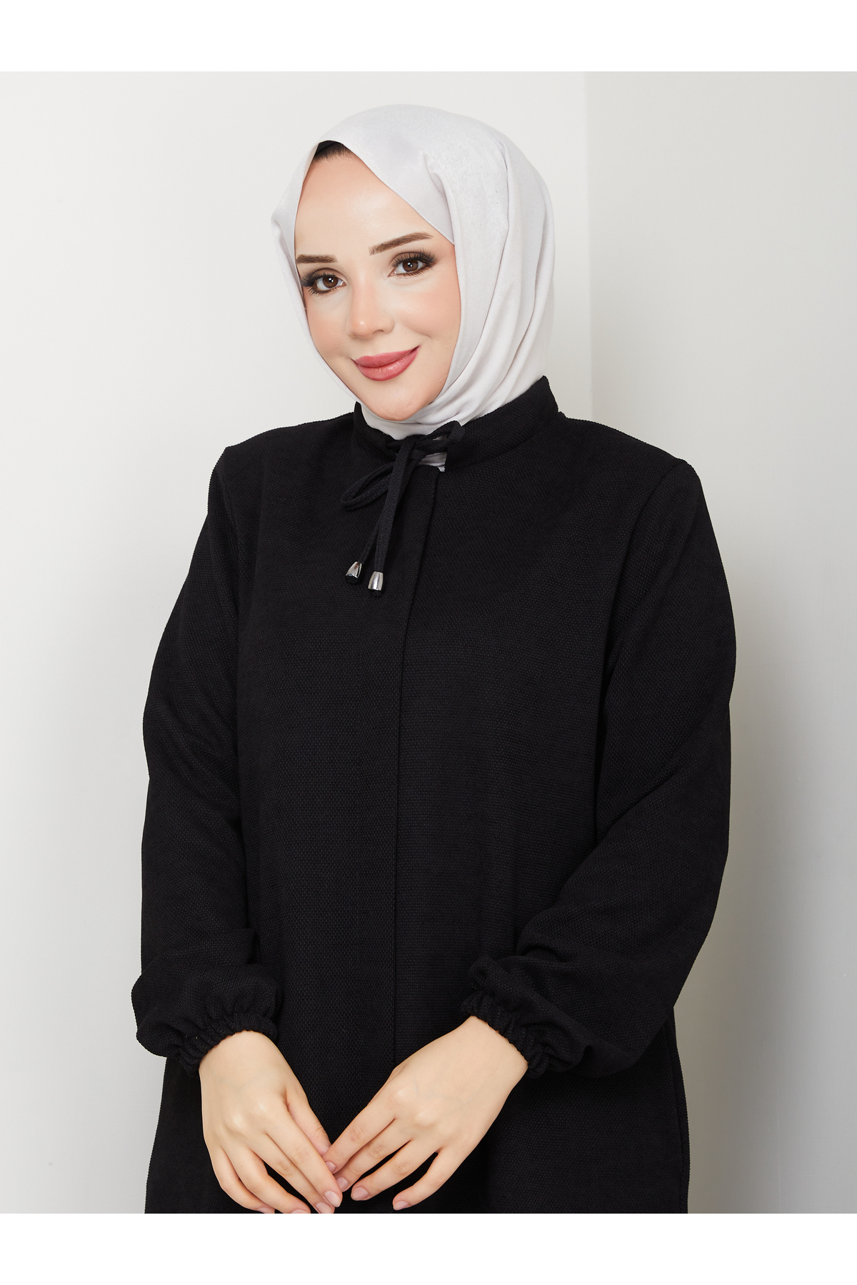 ECESSA FASHİON  Mira Salaş Fermuarlı Ferace - Görsel 4