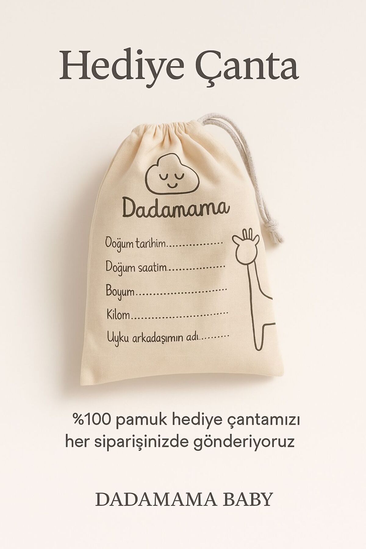 Dadamama Unisex Bebek Peluş Kulak Detaylı Fermuarlı Yelek (0 Ay - 12 Ay) + Hediye Bez Çanta ! fotoğrafı 6 (önizleme)