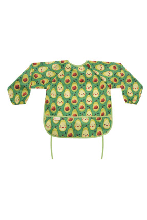 tinyfeed Sıvı Geçirmez Kollu Mama ve Aktivite Önlüğü 2-4 Yaş Avocado