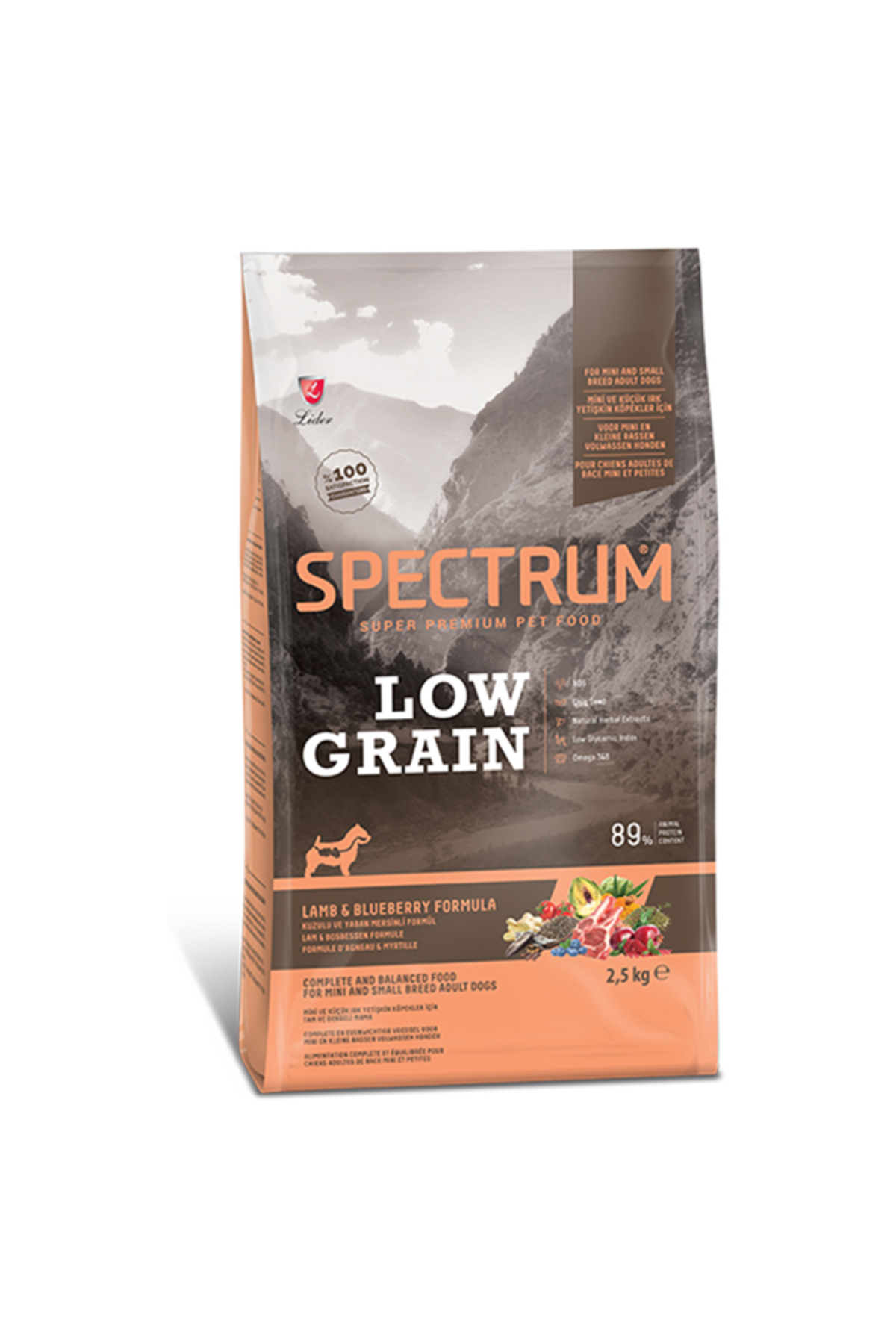 Spectrum Düşük Tahıllı Kuzulu ve Yaban Mersinli Küçük Irk Yetişkin Köpek Maması 2.5 Kg-Yetişkin (1 - - Fiyatı, Yorumları