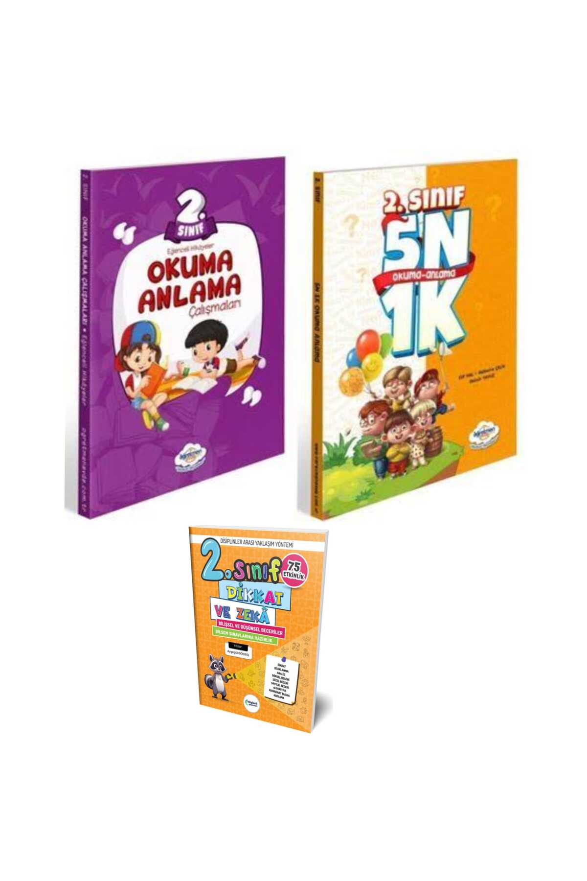 Öğretmen Evde 2. Sınıf Okuma Anlama Kitabı 5N1K Dikkat Ve Zeka 3