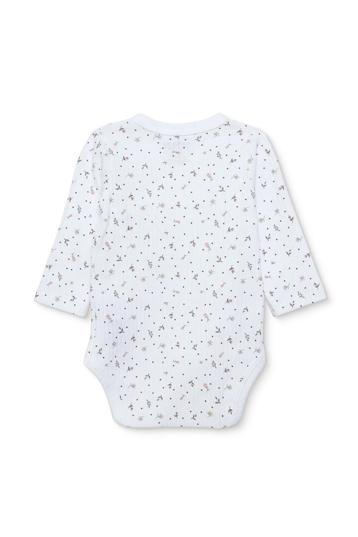 Tiffany Kız Bebek Zıbın Body İnterlok V Yaka Uzun Kol fotoğrafı 2 (önizleme)