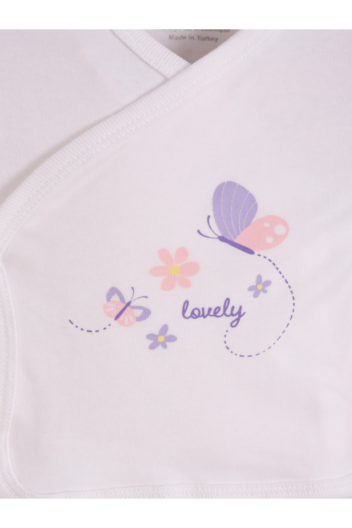 Miniday Baby Yenidoğan Kız Bebek Çiçekli 10lu Hastane Çıkışı Pamuklu fotoğrafı 4 (önizleme)